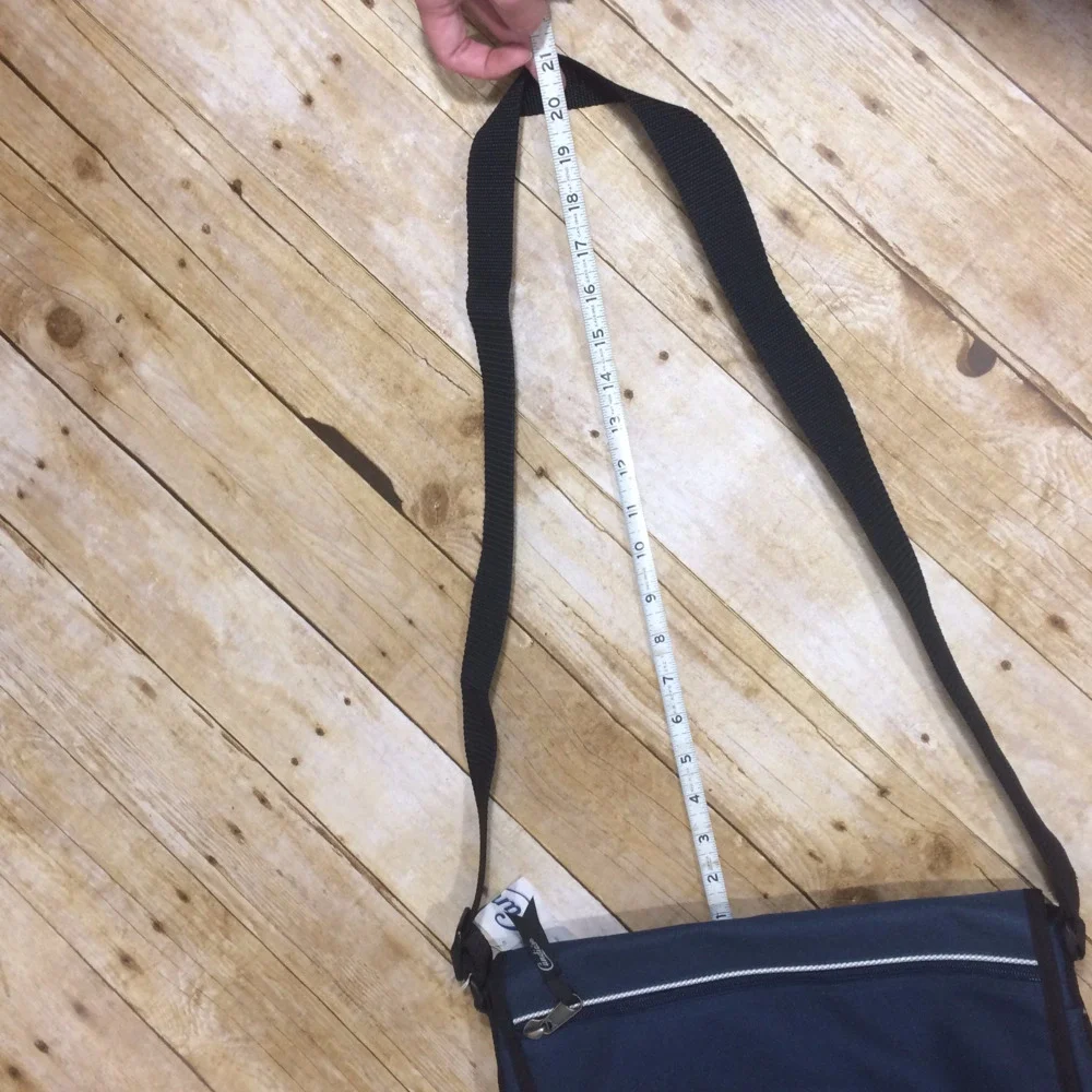 NWT Candies navy messenger bag